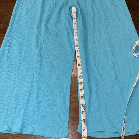 Fresh Produce Gauzy Cotton Capri Wide Leg Pants, Size Small NWT - Picture 3 of 8